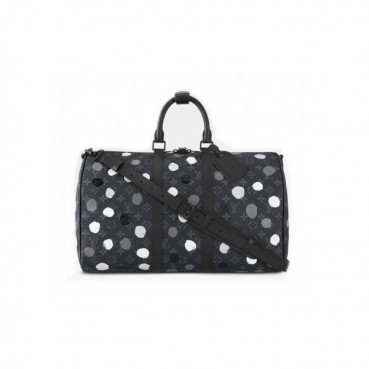 루이비통 남성 블랙 키폴 - Louis vuitton Mens Black Keepall 