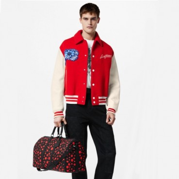 루이비통 남성 레드 키폴 - Louis vuitton Mens Red Keepall 