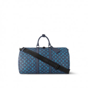 루이비통 남성 블루 키폴 - Louis vuitton Mens Blue Keepall 