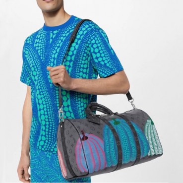 루이비통 남성 블랙 키폴 - Louis vuitton Mens Black Keepall 