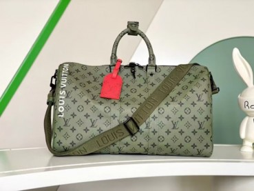 Louis Vuitton 2023 Keepall Bag,50cm - 루이비통 2023 키폴 남여공용 여행가방,M45117,LOUB2122,50cm,그린