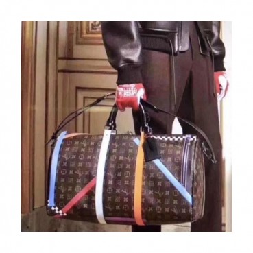 Louis Vuitton 2020 Keepall Bag,50cm - 루이비통 2020 키폴 남여공용 여행가방,M43818,LOUB1958,50cm,브라운