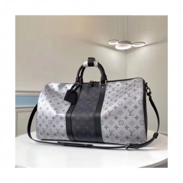 Louis Vuitton 2020 Keepall Bag,50cm - 루이비통 2020 키폴 남여공용 여행가방,M43818,LOUB1957,50cm,그레이