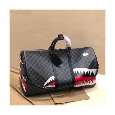 Louis Vuitton 2019 Keepall Bag,55cm - 루이비통 2019 키폴 남여공용 여행가방 M56149,LOUB1761,55cm,블랙