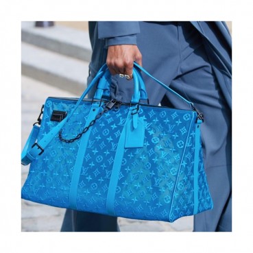 Louis Vuitton 2019 Keepall Bandouliere  Bag,50cm - 루이비통 2019 키폴 반둘리에 남여공용 여행가방 M53972,LOUB1667,50cm,블루