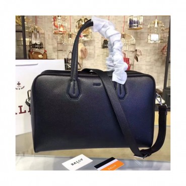 Bally 2019  Leather Tote Shoulder Bag,42cm  - 발리 2019  레더 남성용 토트 숄더 여행가방 BALB0113,42cm,블랙
