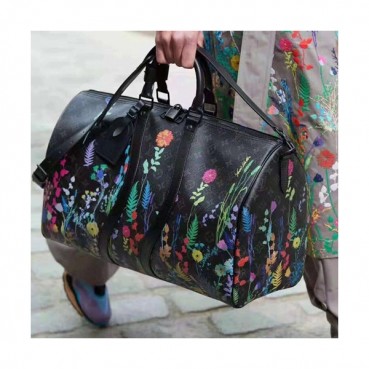 [올봄 잇템!!]Louis Vuitton 2019 Keepall Bandouliere PVC Bag,50cm - 루이비통 2019 키폴 반둘리에 PVC 남여공용 여행가방 M40569,LOUB1565,50cm,블랙