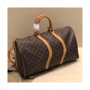 Louis Vuitton 2019 Keepall Bandouliere  Bag,50cm - 루이비통 2019 키폴 반둘리에 남여공용 여행가방 M44474,LOUB1492,50cm,브라운