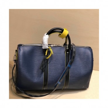 Louis Vuitton Keepall Bandouliere Bag,45cm - 루이비통 키폴 반둘리에 남성용 여행가방,M51462,LOUB1423,45cm,블루