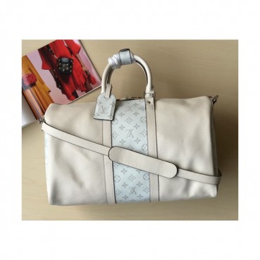[나만의 여행을 위한 나만의 여행가방]Louis Vuitton 2019 Monogram Keepall Bag,45cm - 루이비통 2019 모노그램 키폴 남여공용 여행가방,M30235,LOUB1180 ,45 cm,화이트