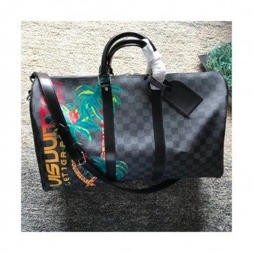 Louis Vuitton Keepall Bandouliere Bag,45cm - 루이비통 키폴 반둘리에 남성용 여행가방,N50002,LOUB0987,45cm,블랙