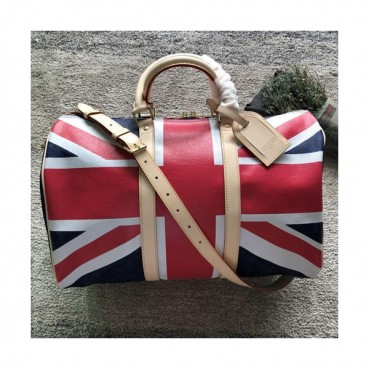 Louis Vuitton Keepall Bag,45cm - 루이비통 키폴 남여공용 여행가방 M43893,LOUB0860 ,45cm,블루+레드