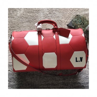 Louis Vuitton World Cup Keepall Bag,50cm - 루이비통 월드컵 키폴 남성용 여행가방,M52187,LOUB0821 ,50 cm,레드