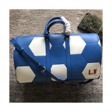 Louis Vuitton World Cup Keepall Bag,50cm - 루이비통 월드컵 키폴 남성용 여행가방,M52187,LOUB0820 ,50 cm,블루