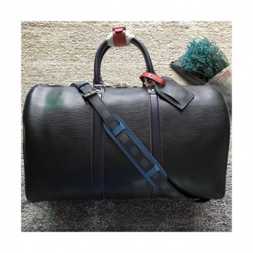 Louis Vuitton Keepall Bandouliere Bag,45cm - 루이비통 키폴 반둘리에 남성용 여행가방,M51462 ,LOUB0763,45cm,블랙