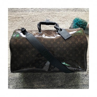 Louis Vuitton Glaze Keepall Bandouliere Bag,50cm - 루이비통 글레이즈 키폴 반둘리에 남성용 여행가방,M43899 ,LOUB0729 ,50 cm,브라운