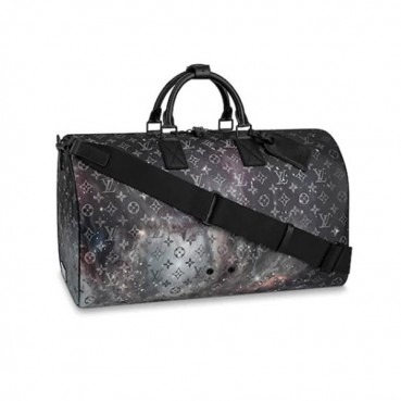 Louis Vuitton Keepall Bandouliere Bag,50cm - 루이비통 키폴 반둘리에 남성용 여행가방,M44166,LOUB0380 ,50 cm,블랙