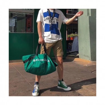 Balenciaga Canvas Wheel Bag,48CM - 발렌시아가 남여공용 캔버스 휠 여행용가방,BGB0009,48CM,그린