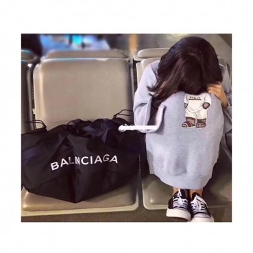 Balenciaga Canvas Wheel Bag,48CM - 발렌시아가 남여공용 캔버스 휠 여행용가방,BGB0007,48CM,블랙