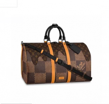Louis Vuitton 2022 Keepall Bag,50cm - 루이비통 2020 키폴 남여공용 여행가방,M40360,LOUB2072,50cm,브라운