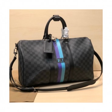 Louis Vuitton 2020 Keepall Bag,45cm - 루이비통 2020 키폴 남여공용 여행가방,LOUB2187,45cm,블랙