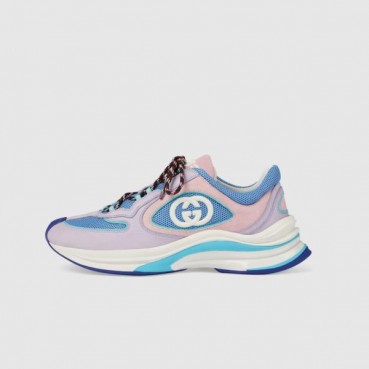 구찌 남/녀 GG 블루 라이톤 - Gucci Unisex Blue Sneakers