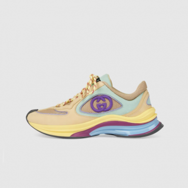 구찌 남/녀 GG 옐로우 라이톤 - Gucci Unisex 옐로우 Sneakers