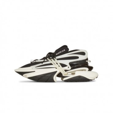 발망 남/녀 트렌디 블랙 운동화 - Balmain Unisex Black Training Shoes 