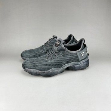 필립플레인 남성 캐쥬얼 그레이 운동화 - Mens Gray Shoes 
