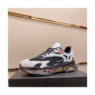 Prada 2021 Men's Leather Running Shoes - 프라다 2021 남성용 레더 런닝슈즈,Size(240