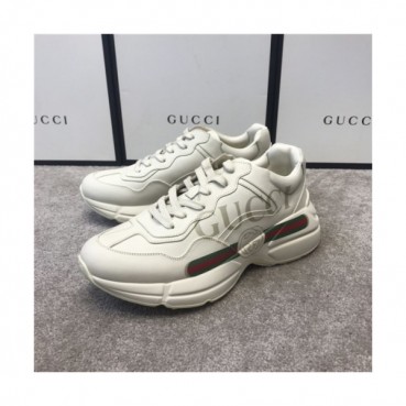 Gucci 2020 Mm/Wm Leather Running Shoes - 구찌 2020 남여공용 레더 런닝슈즈,Size(225