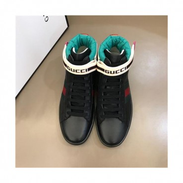 Gucci 2020 FW New Ace Velcro Tape Leather Runner Shoes  -  구찌 2020 FW 뉴 에이스 벌크로 테이프 런닝슈즈 GUCS1206, Size(245 