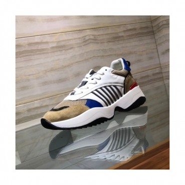 Dsquared2 2020 Mens Leather Running Shoes - 디스퀘어드 2020 남성용 레더 런닝슈즈 DSQS0010,Size (240 