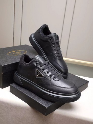 Prada Mens Leather Running Shoes - 프라다 남성용 레더 런닝슈즈,PRAS0509,Size(240 