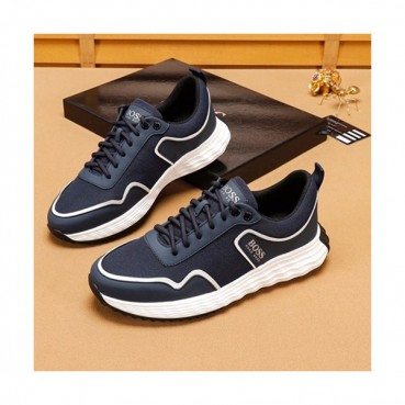 Hugo Boss 2019 Mens Leather Running Shoes - 휴고보스 2019 남성용 레더 런닝 슈즈 HUGS0028.Size(240 