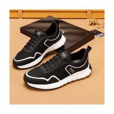 Hugo Boss 2019 Mens Leather Running Shoes - 휴고보스 2019 남성용 레더 런닝 슈즈 HUGS0027.Size(240 