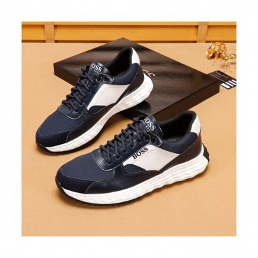 Hugo Boss 2019 Mens Leather Running Shoes - 휴고보스 2019 남성용 레더 런닝 슈즈 HUGS0025.Size(240 