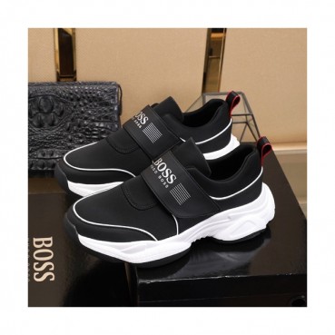 Hugo Boss 2019 Mens Leather Running Shoes - 휴고보스 2019 남성용 레더 런닝 슈즈 HUGS0017.(240 