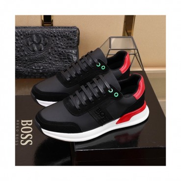 Hugo Boss 2019 Mens Leather Running Shoes - 휴고보스 2019 남성용 레더 런닝 슈즈 HUGS0016.(240 