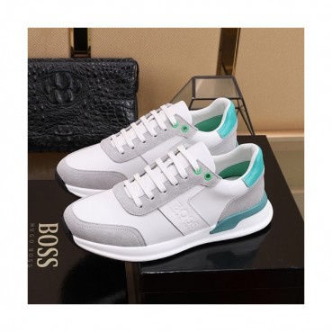 Hugo Boss 2019 Mens Leather Running Shoes - 휴고보스 2019 남성용 레더 런닝 슈즈 HUGS0015.Size(240 