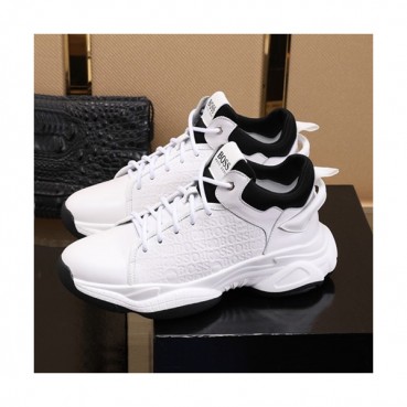 Hugo Boss 2019 Mens Leather Running Shoes - 휴고보스 2019 남성용 레더 런닝 슈즈 HUGS0007.Size(240 