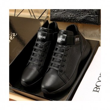 Hugo Boss 2019 Mens Leather Running Shoes - 휴고보스 2019 남성용 레더 런닝 슈즈 HUGS0004.Size(240 