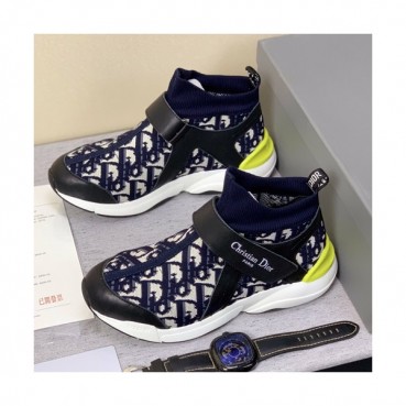 Dior 2019 Mm / Wm Knit & Leather Running Shoes - 디올 2019 남여공용 니트 & 레더 런닝슈즈 DIOS0117,Size(225 