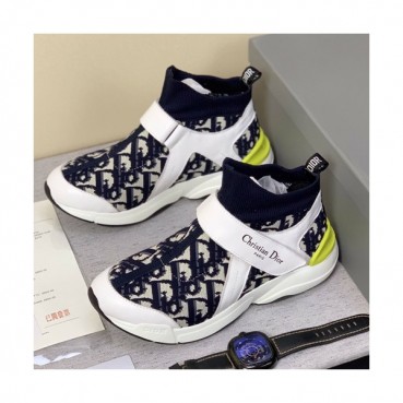 Dior 2019 Mm / Wm Knit & Leather Running Shoes - 디올 2019 남여공용 니트 & 레더 런닝슈즈 DIOS0116,Size(225 