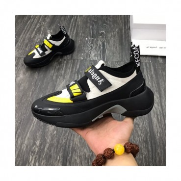 Palm Angels 2019 Mens Leather Running Shoes - 팜 엔젤스 2019 남성용 레더 런닝슈즈 PALS0011,Size(240 