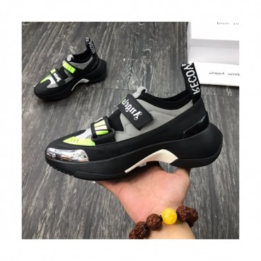 Palm Angels 2019 Mens Leather Running Shoes - 팜 엔젤스 2019 남성용 레더 런닝슈즈 PALS0010,Size(240 