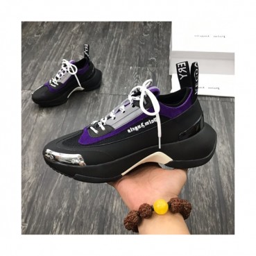 Palm Angels 2019 Mens Leather Running Shoes - 팜 엔젤스 2019 남성용 레더 런닝슈즈 PALS0004,Size(240 