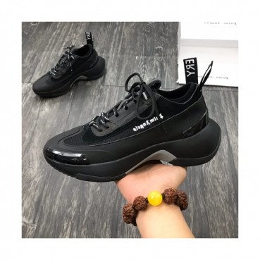 Palm Angels 2019 Mens Leather Running Shoes - 팜 엔젤스 2019 남성용 레더 런닝슈즈 PALS0003,Size(240 