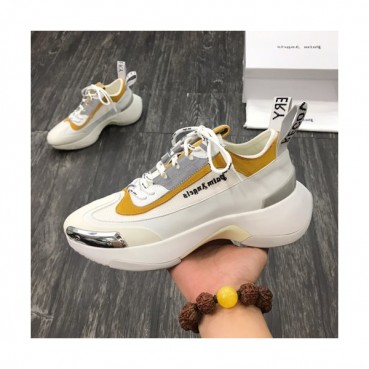 Palm Angels 2019 Mens Leather Running Shoes - 팜 엔젤스 2019 남성용 레더 런닝슈즈 PALS0002,Size(240 