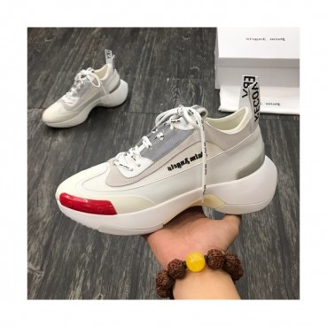 Palm Angels 2019 Mens Leather Running Shoes - 팜 엔젤스 2019 남성용 레더 런닝슈즈 PALS0001,Size(240 